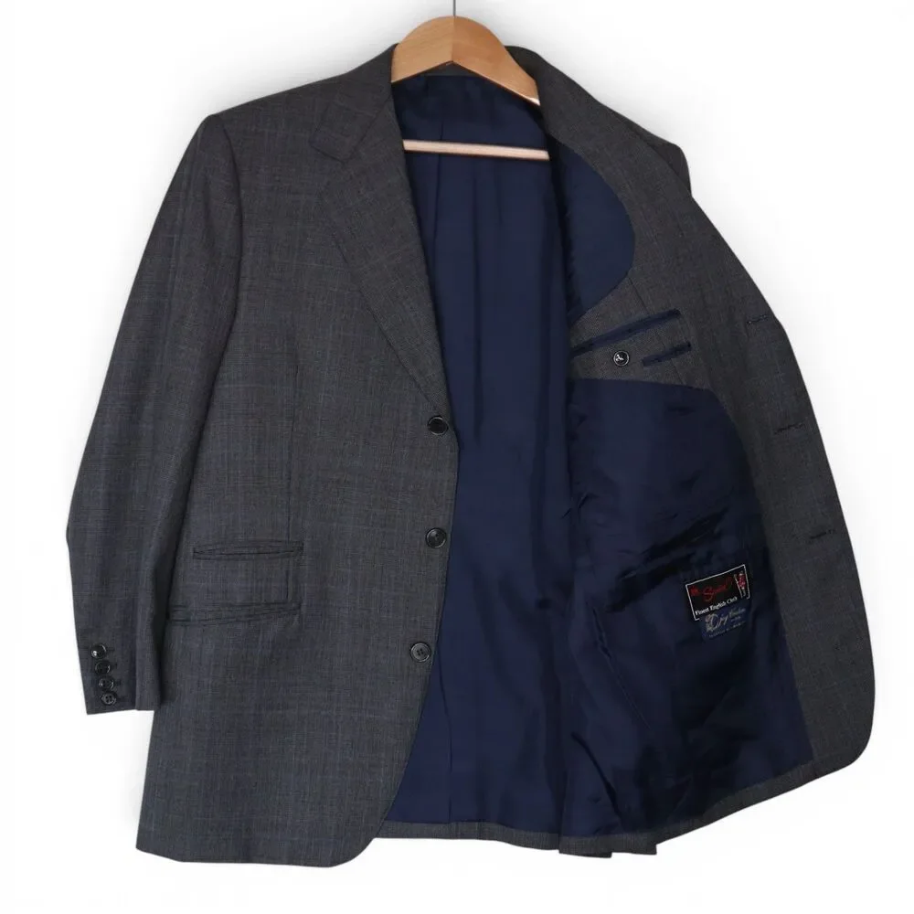 Djay Couture Paris Scabal English Cloth Men's 40 Bespoke Wool Sport Coat Jacket